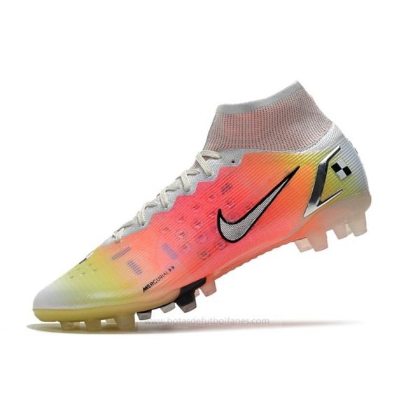 Nike Mercurial Superfly Elite AG PRO Blanco Rojo Plata